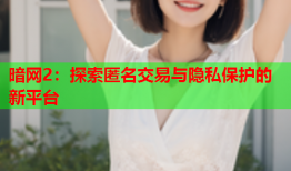 暗网2：探索匿名交易与隐私保护的新平台