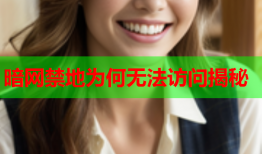 暗网禁地为何无法访问揭秘